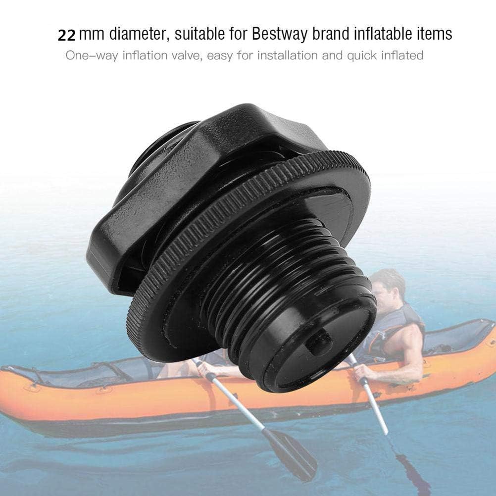 CHJIEJIE Kayak - Tappi per valvole ad Aria, 2 Pezzi, universali di Ricambio per gonfiabili, gonfiabili, Barche da Pesca, Canoe, Barche da 22 mm