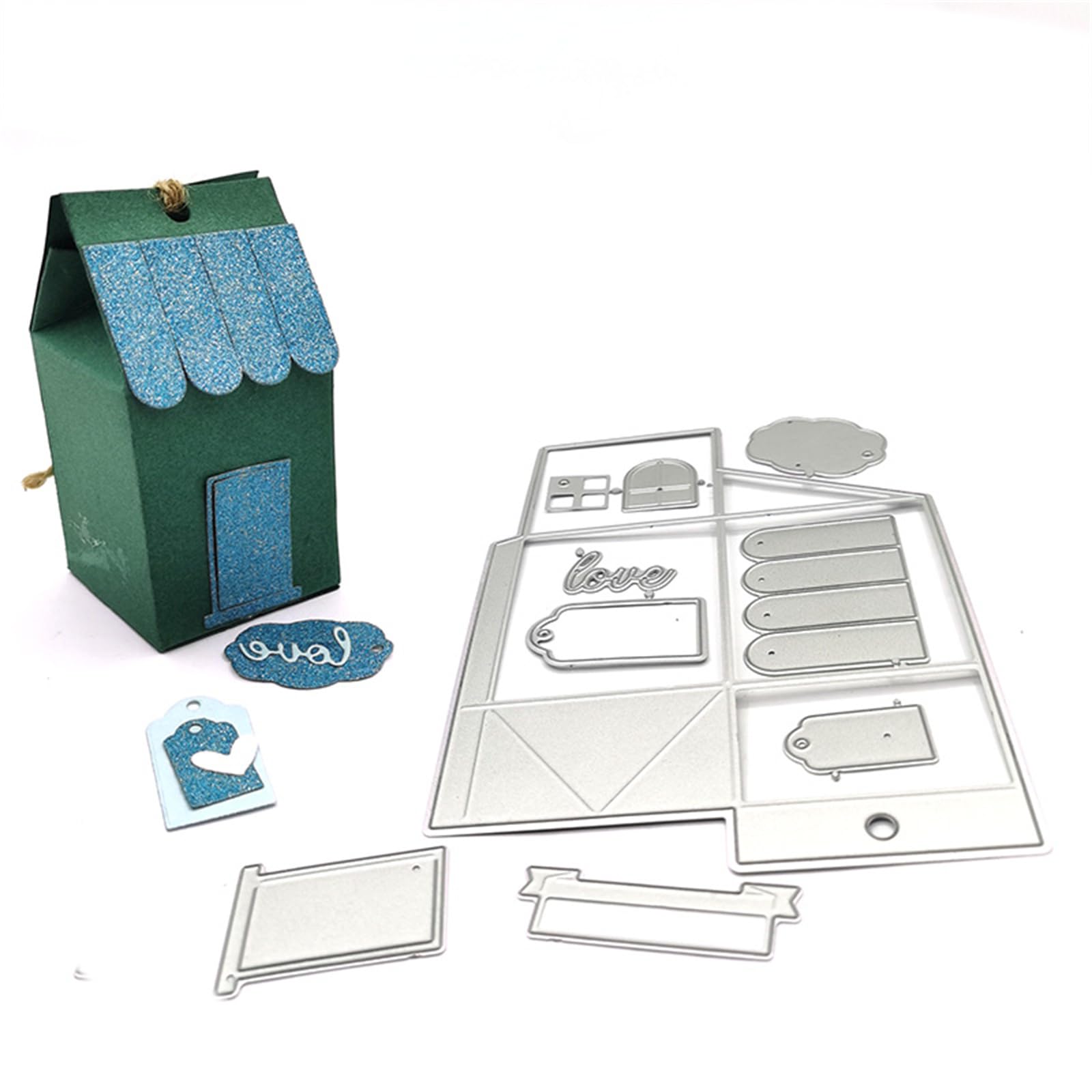 Segnalibri, scrapbooking, decorazioni per biglietti, cornici in metallo, stencil