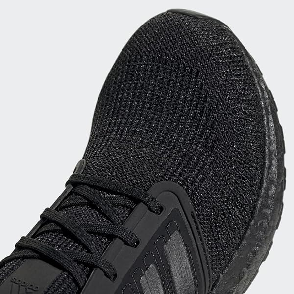 adidas Men's Ultraboost 20 Running Shoe, Black/Black/Solar Red, 7 M US by adidas - Image 8