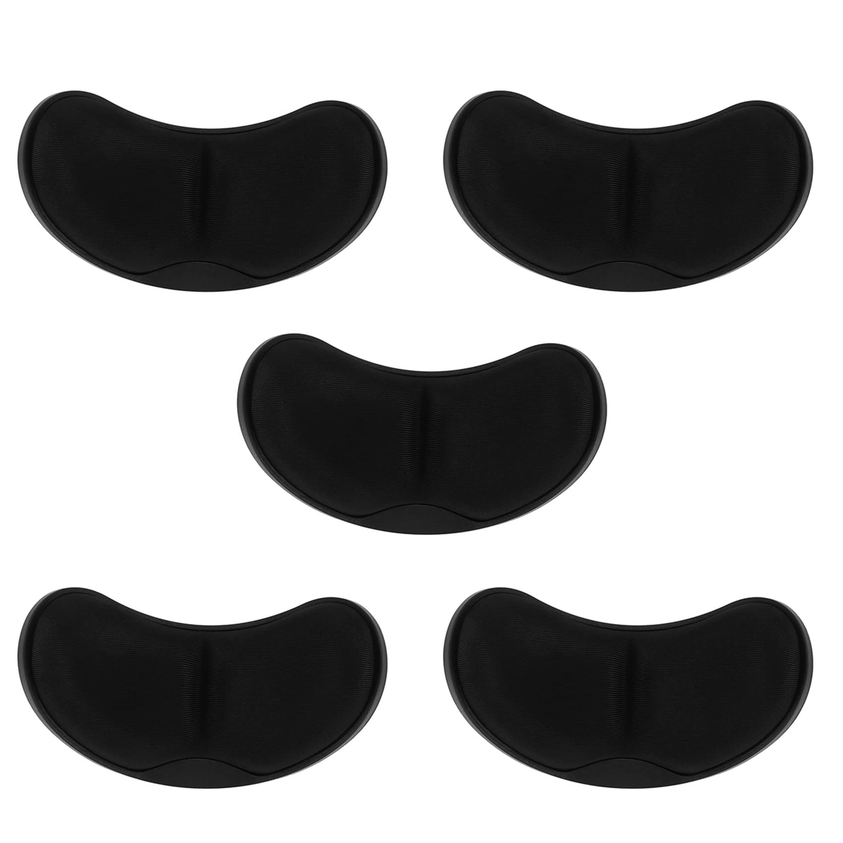 5 x tappetino poggiapolsi per mouse, tappetino ergonomico per il polso antiscivolo, tappetino per il mouse in memory foam