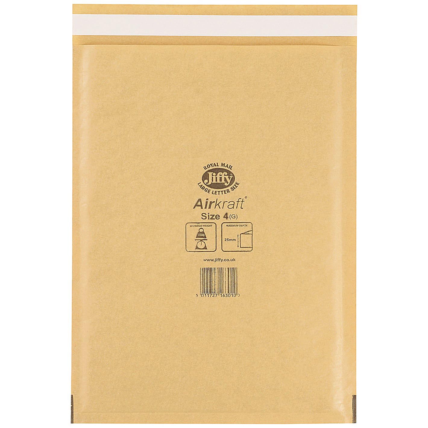 AirKraft Size 4 Bubble Lined Mailer Gold (Pack of 100) MAKC99007