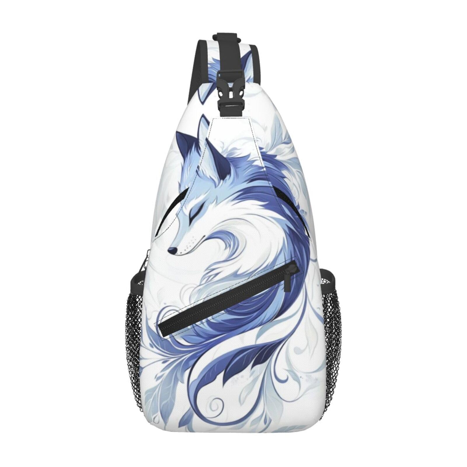 Crossbody Bag Elegant-Fox Sling Bag Backpack Chest Bags Shoulder Bag for Women Men