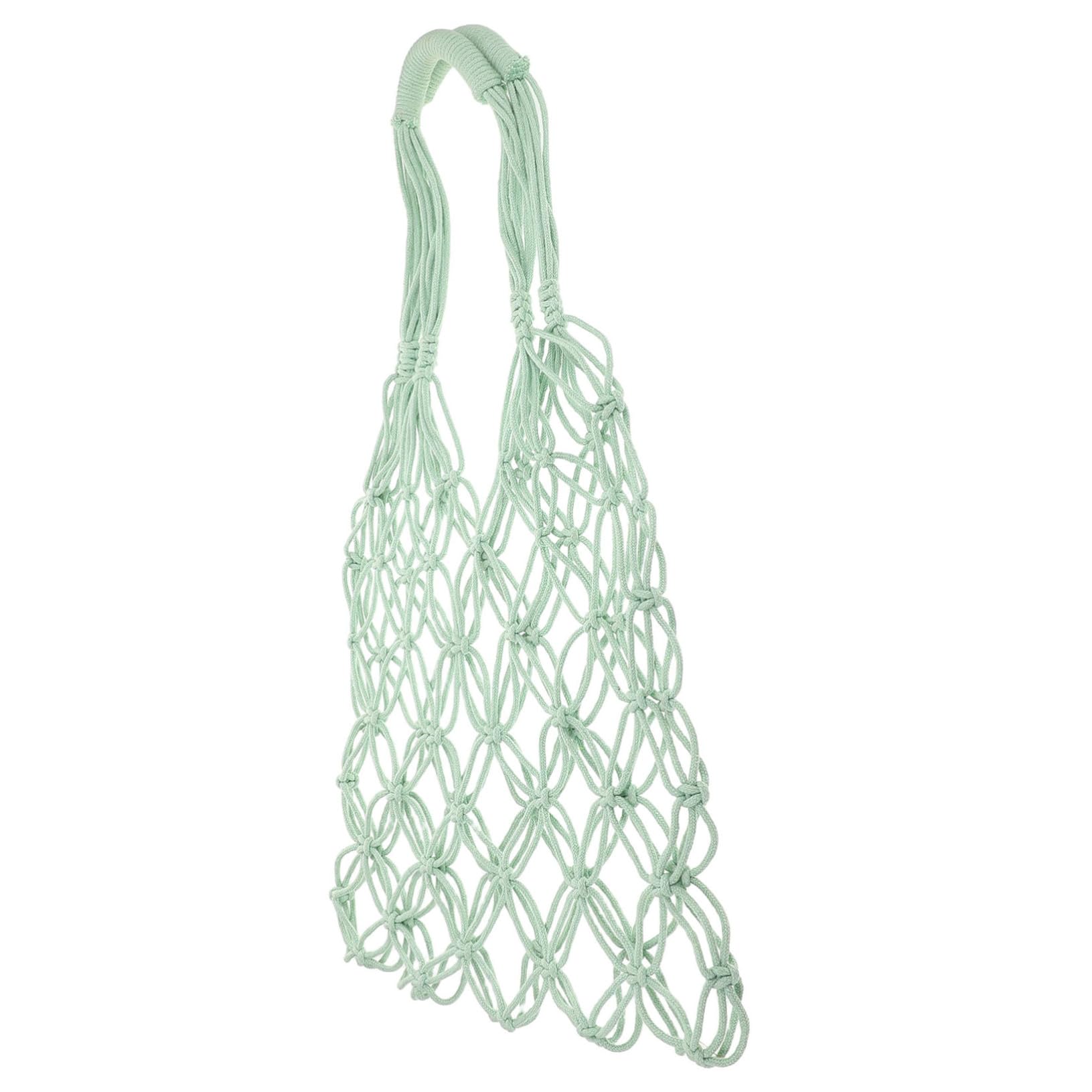 OFFSCH Crochet Purse Mesh Grocery Bags Reusable Produce Bags for Shopping Home Decor