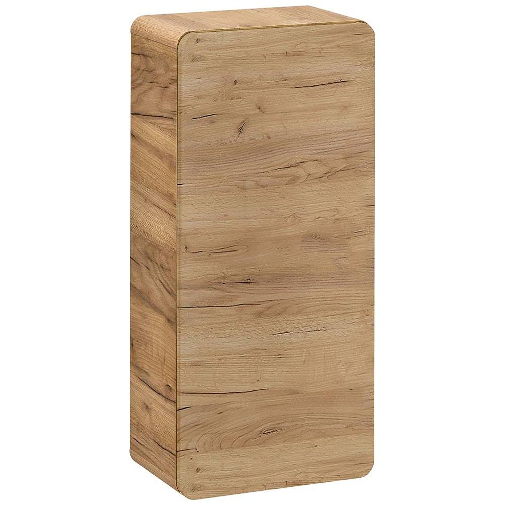 Lomadox Armadietto da bagno da parete Wotaneiche Nb, 1 anta, larghezza x altezza x profondità: 35 x 75 x 22 cm