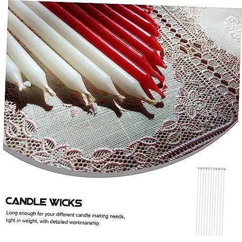 Pabilos de algodón para velas 100pcs para hacer velas DIY miniatura 6