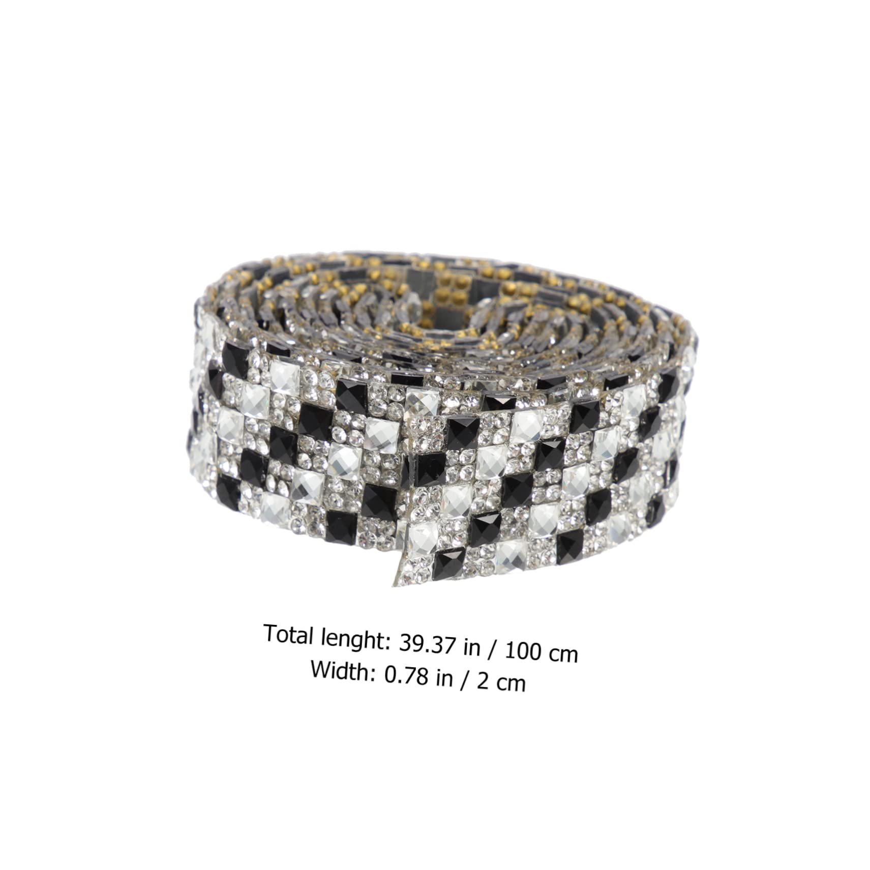 TEHAUX 5rollen Rhinestone Dekoband Für Bastelprojekte Selbstklebendes Strassband Für Hochzeiten Kostüme Und Kreative Deko-ideen