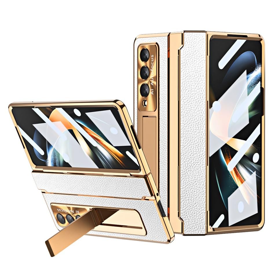 Étui antichoc Samsung Galaxy Z Fold 3 en cuir rigide protégeant l'écran fragile