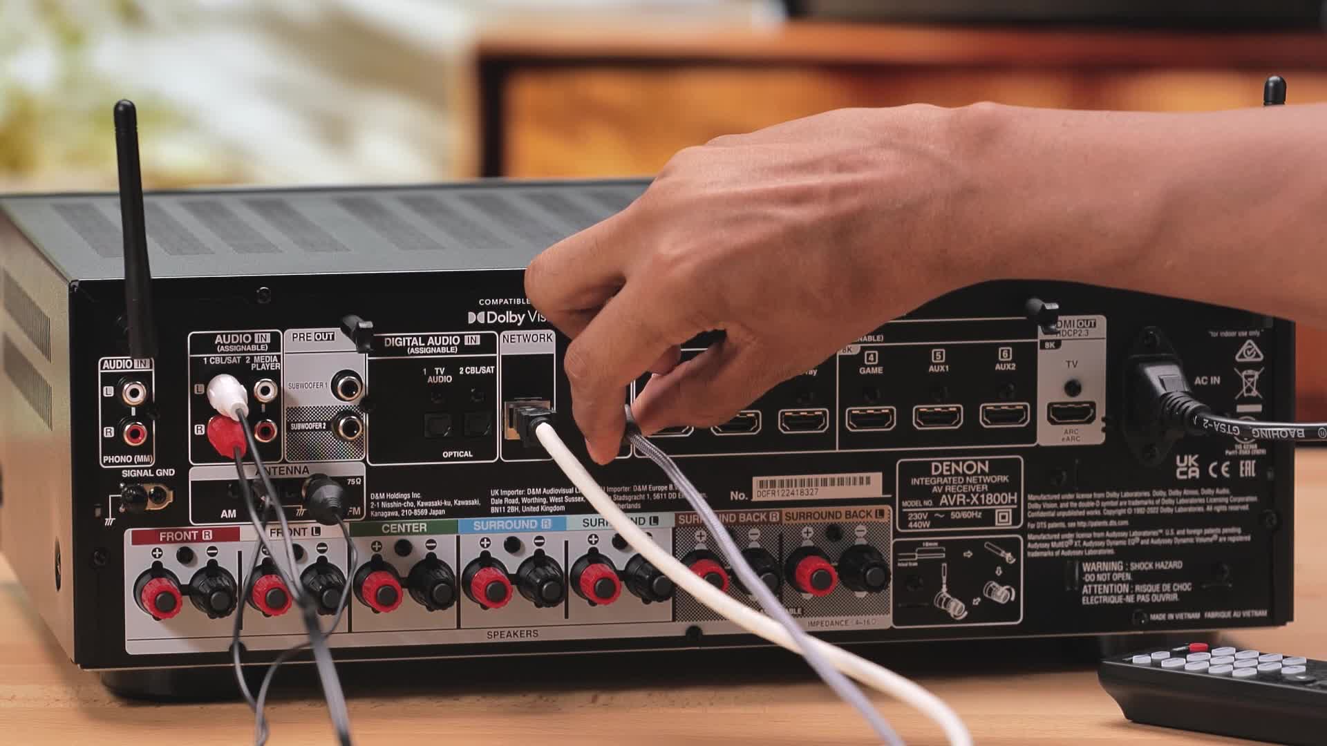 Denon AVR-S970H ricevitore AV 7.2 canali, amplificatore HiFi con Dolby