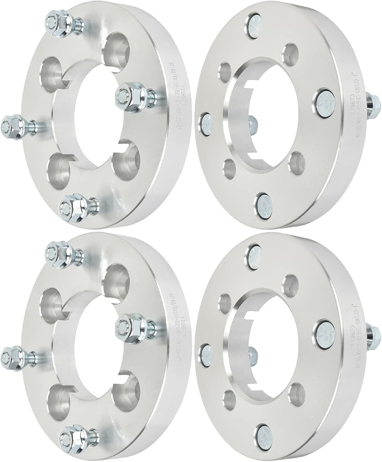 ECCPP 4PCS 4 Lug 1″ Wheel Spacers Adapters 4×110 to 4×137 10×1.25 74mm Compatible with 2007-2016 for Rancher 420 2002-2007 for Eiger 400 2008-2017 for King Quad 400 ECCPP 4PCS 4 Lug 1″ Wheel Spacers Adapters 4×110 to 4×137 10×1.25 74mm Compatible with 2007-2016 for Rancher 420 2002-2007 for Eiger 400 2008-2017 for King Quad 400