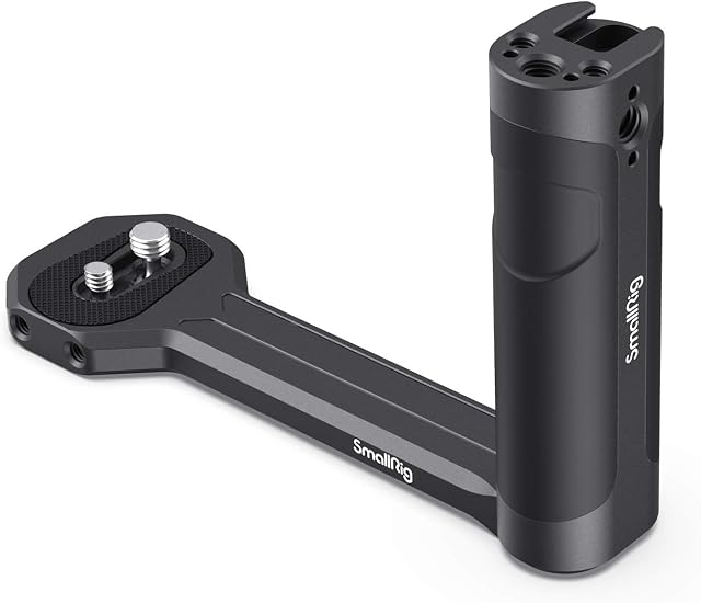 SMALLRIG Aluminum Side Handle with Foldable Design for DJI Ronin-S/SC/RS 2/3/3 Pro/3 Mini/4/4 Pro, Zhiyun Crane 2S/2/V2, Moza Air 2/AirCross 2 Gimbals - 2786B