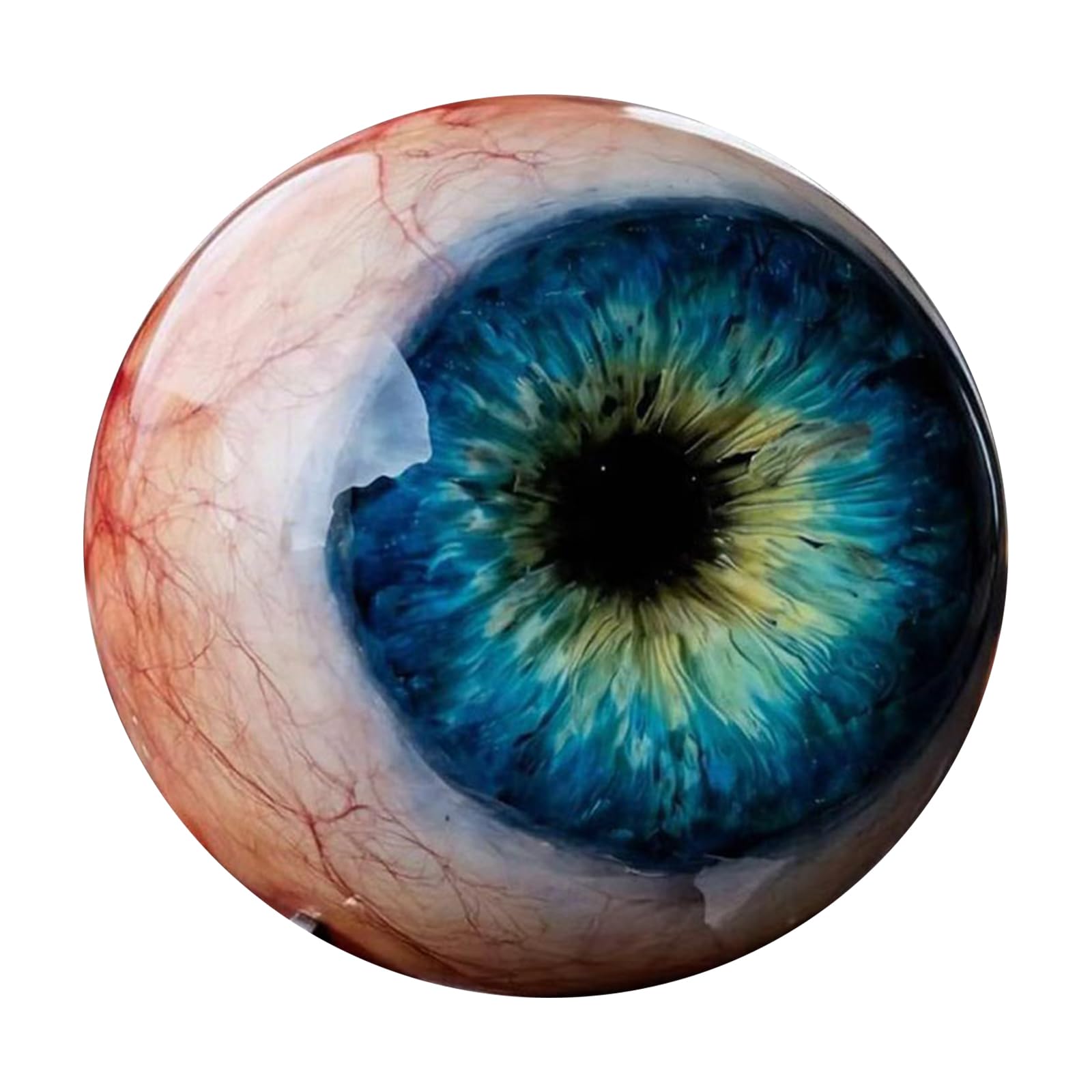 Hyper-Realistic Beast Eye Decor, Scary Creepy Realistic Eyeball Ornament, Gothic Home Decor Halloween Horror Prop, Unique Creepy Eye Figurine Gift for Horror Lovers