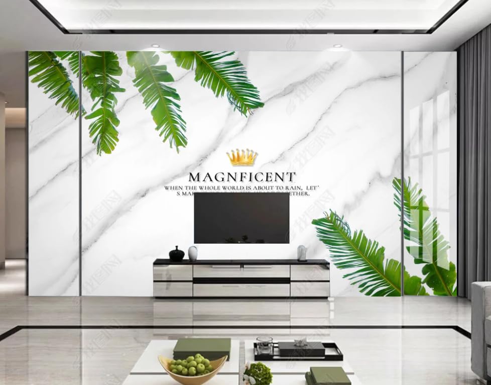 Papier peint intissé forêt tropicale géométrique 200x140 cm pour salon et chambre