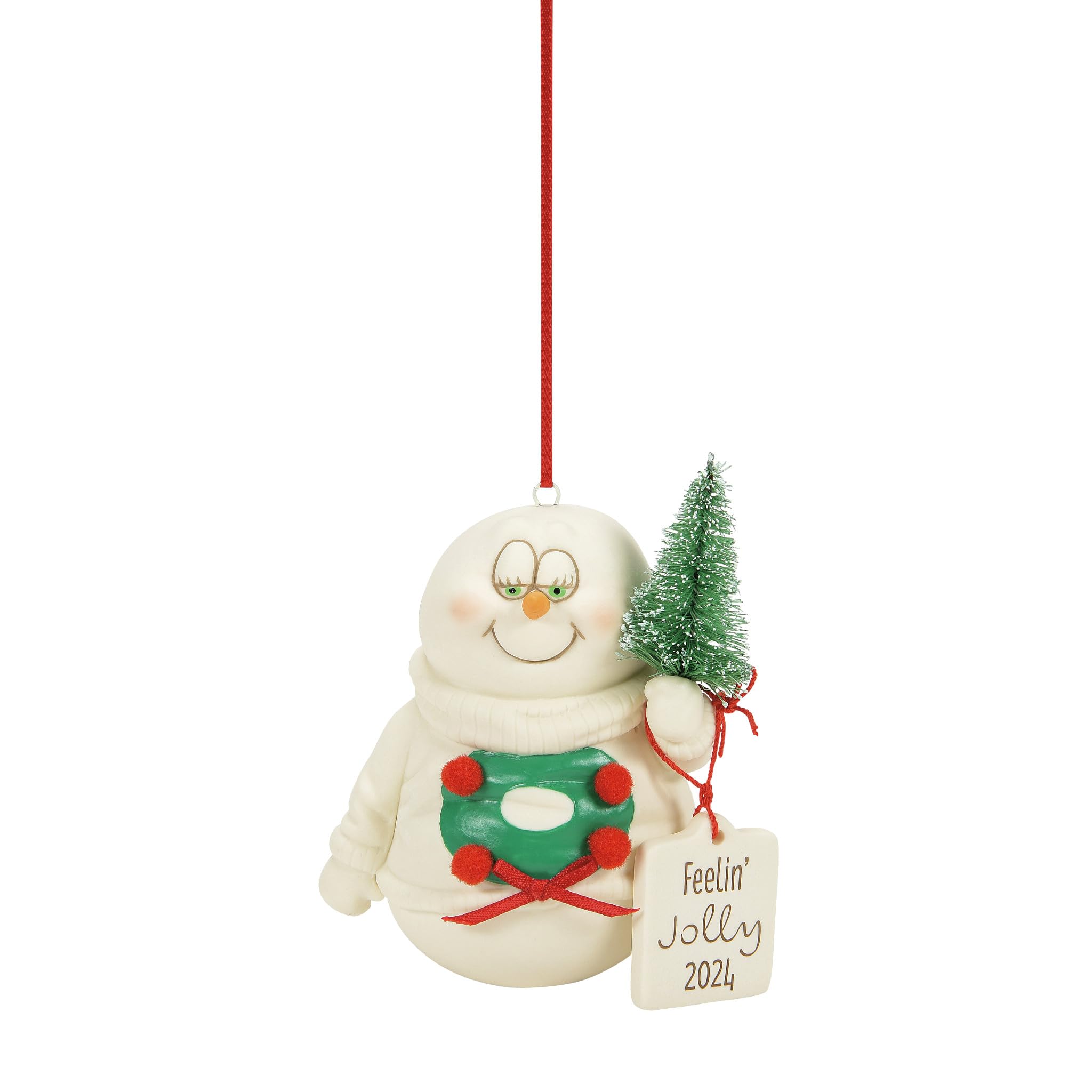 Décoration suspendue Snowpinions Jolly 2024 pour illuminer votre sapin de Noël
