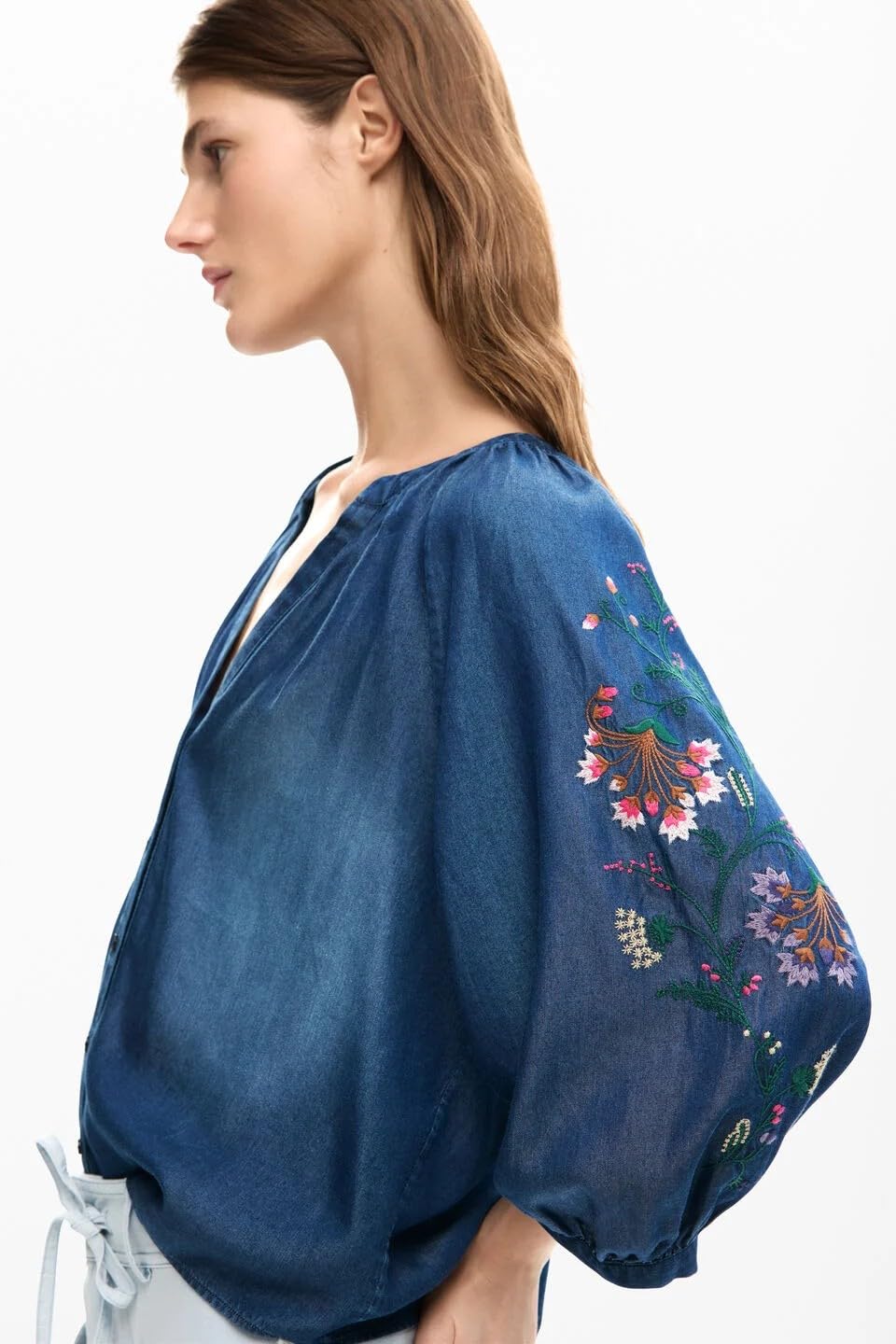 Desigual Damen Chambre Bluse