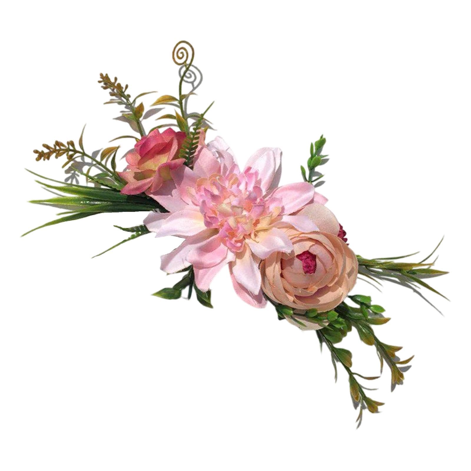 our fave Beautiful European Floral Pet Wreath Soft and Breathable Materials Party Pet Decors Ideal for Special Moment and Photos Beach Photo Chaplet