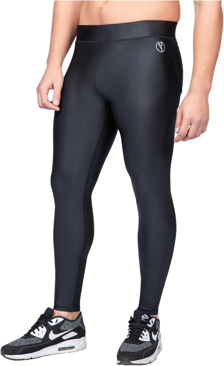 Kapow Meggings Supreme Range - Deluxe Sport Wear Compression Leggings for Men, Fashion Activewear for Yoga & Gym with Pockets