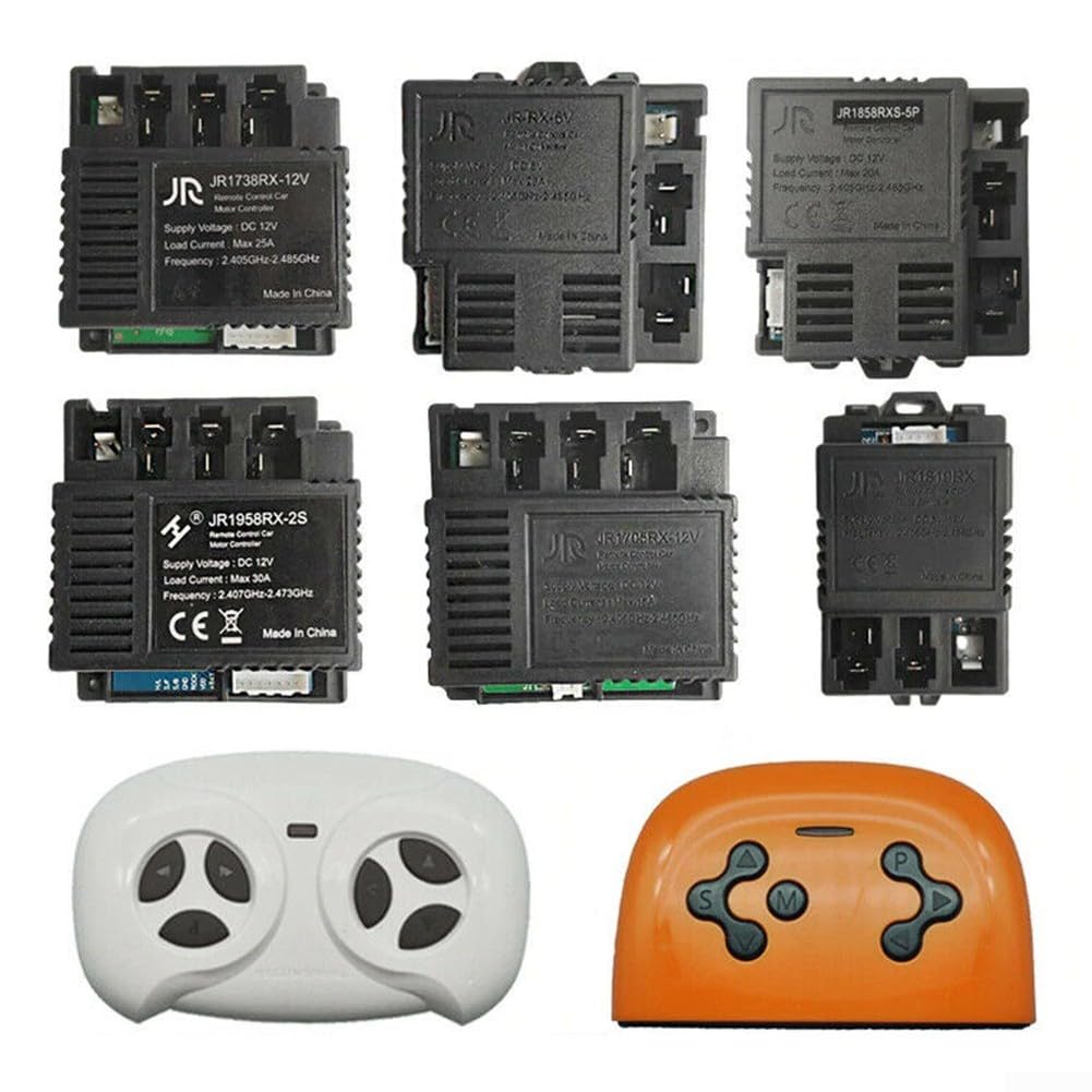 Zamiennik odbiornika RC JR-RX-12V 6V do elektrycznych samochodów do jazdy dla dzieci, kompatybilny z JR1705RX JR1758RX JR1810RX JR1958RX 2S (JR-RX-12V A)