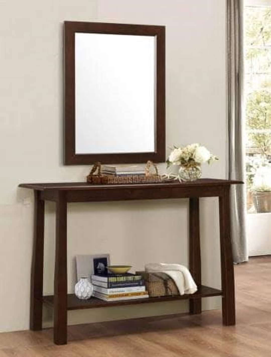 TAYYABA ENTERPRISES Sheesham Wooden Console Side Table Wooden Center