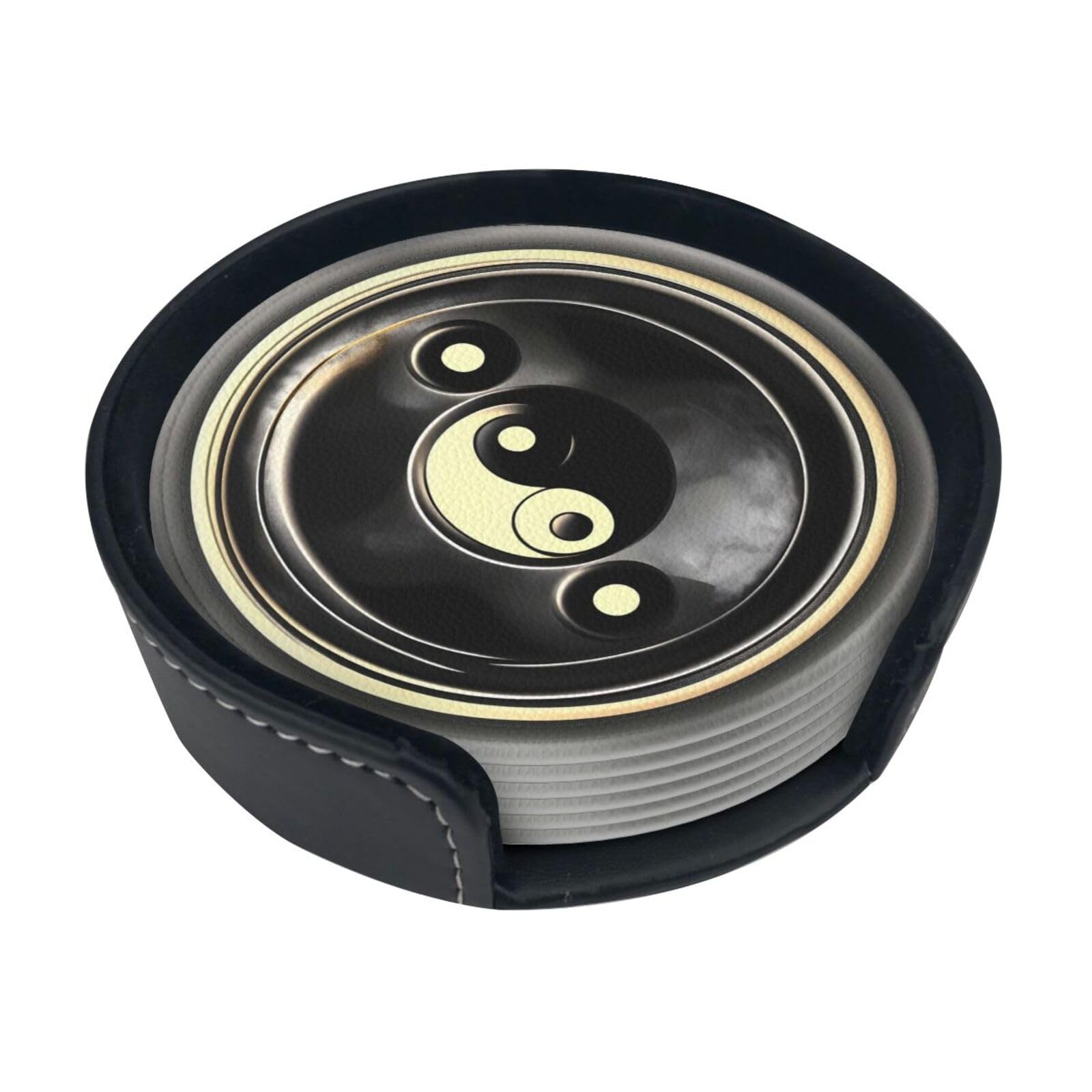 Dessous de verre Yin Yang en polyuréthane pour sublimer votre décoration de table