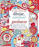 El Gran Libro Para Dibujar, Colorear Y Garabatear Animales, Flores, Cenefas...
