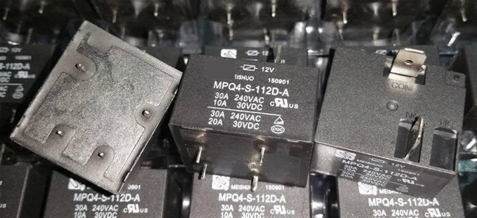 Relais 4 Broches KmoNo MPQ4-S-112D-A T91-1A-12V-30A électronique