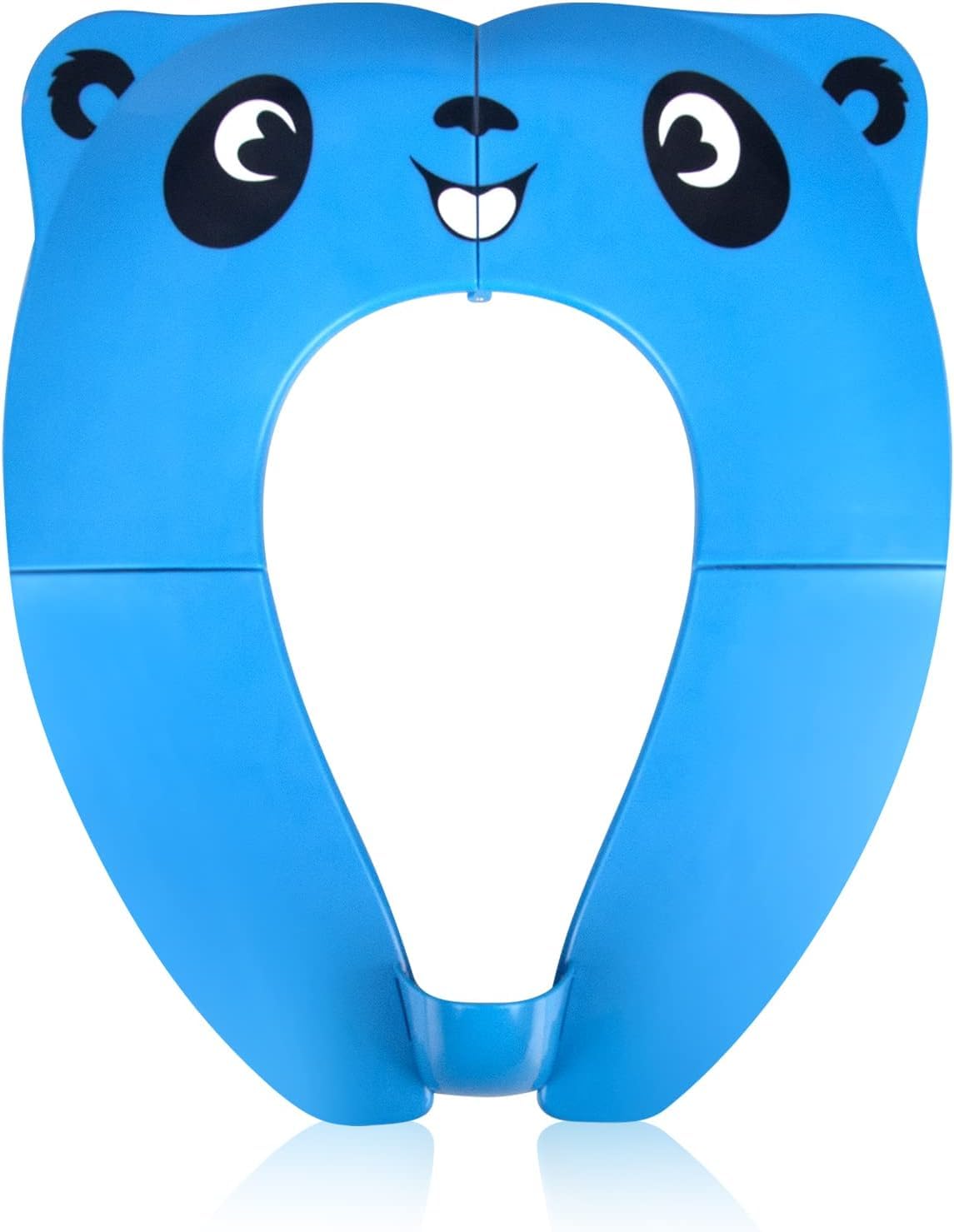 MUJIUSHIPortable Toilet Training Seat for Kids/Children,Non-Skid Foldable and Ergonomic Potty Seat,Potty Training Seat For Toddlers, Boys & Girls,Easily Washable and Safe Material (Blue)