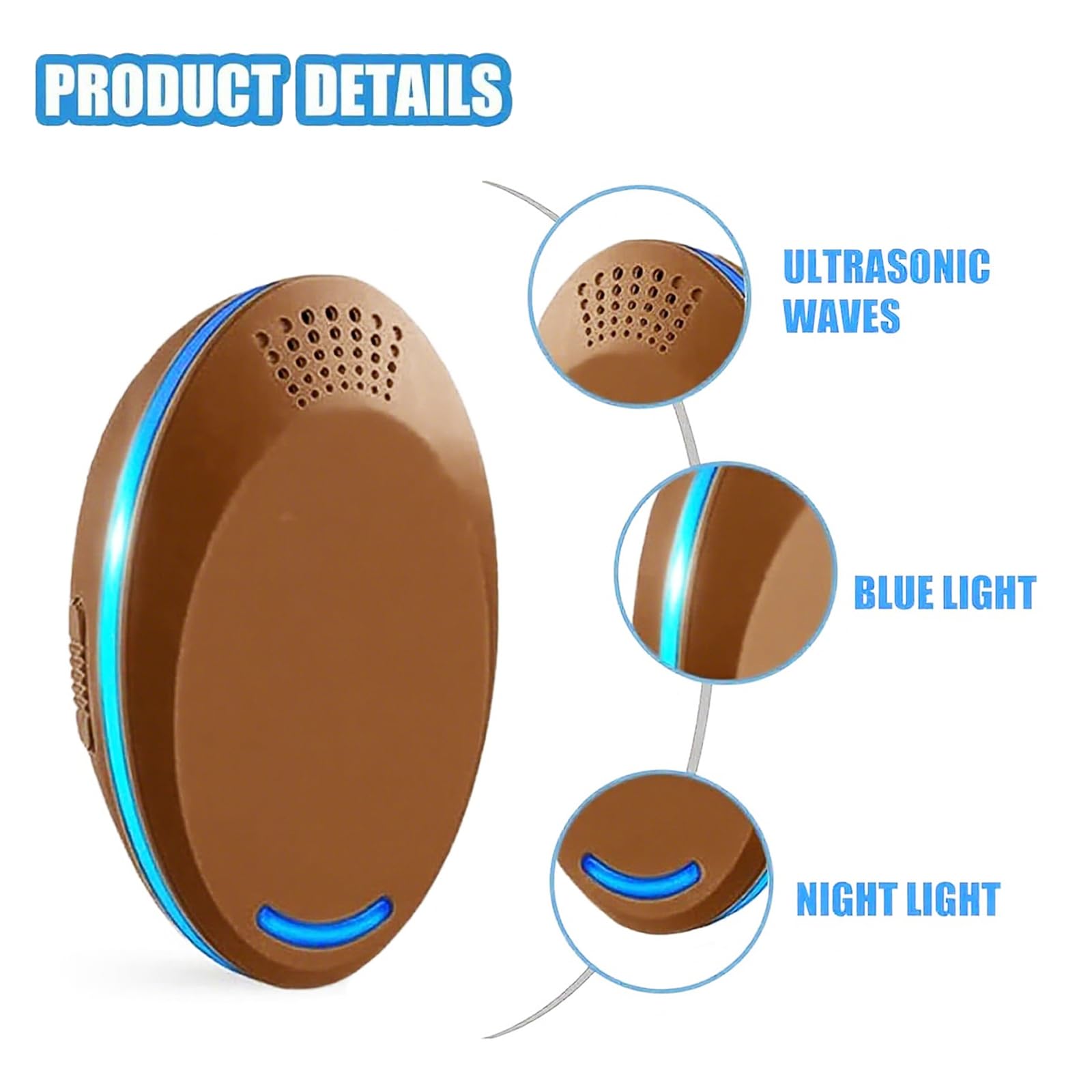 Easy to Use,Effective,Suitable for Indoor,5 Pack,Brown