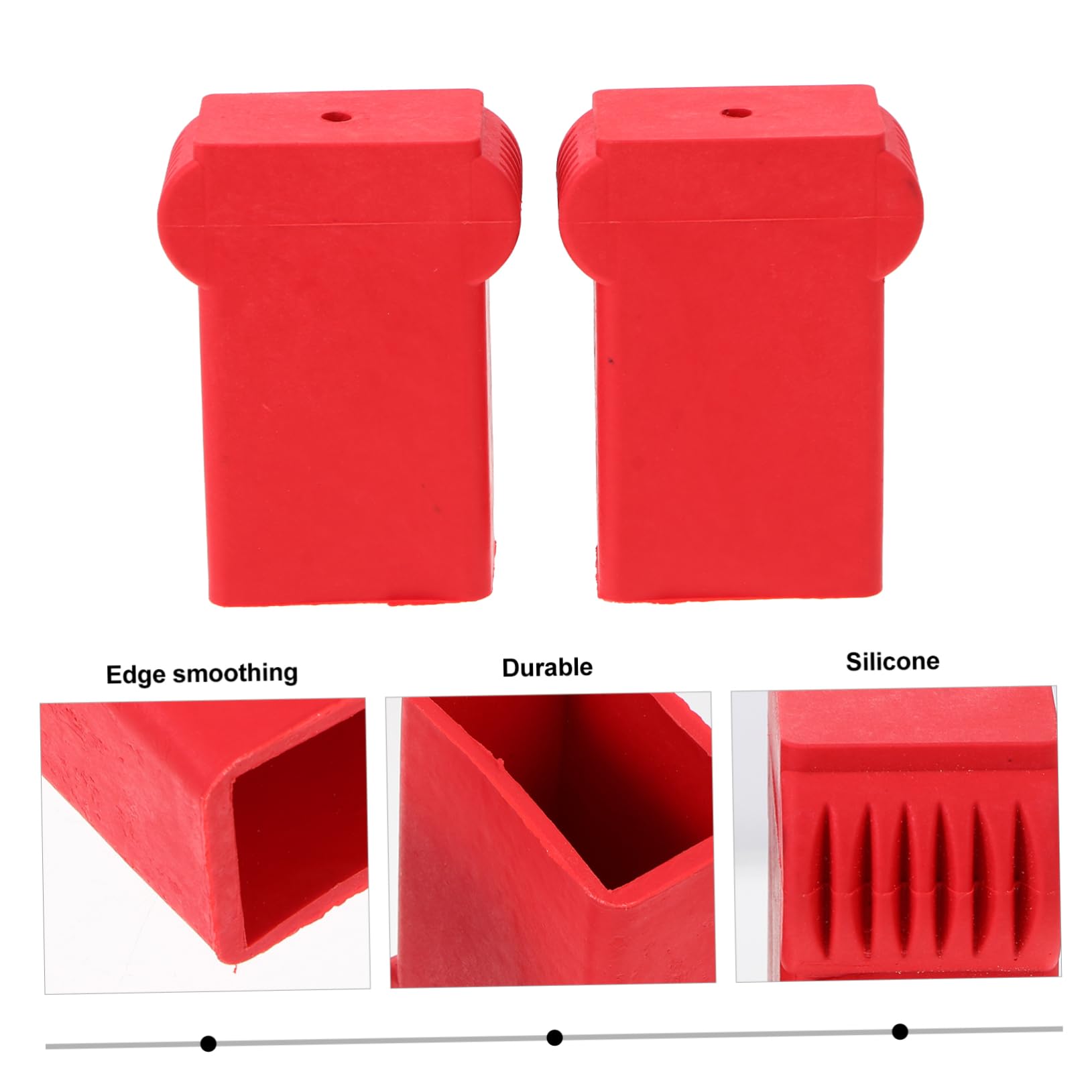 2 Pcs Anti-slip Ladder Pads Rubber Ladder Foot Covers Step Ladder ...
