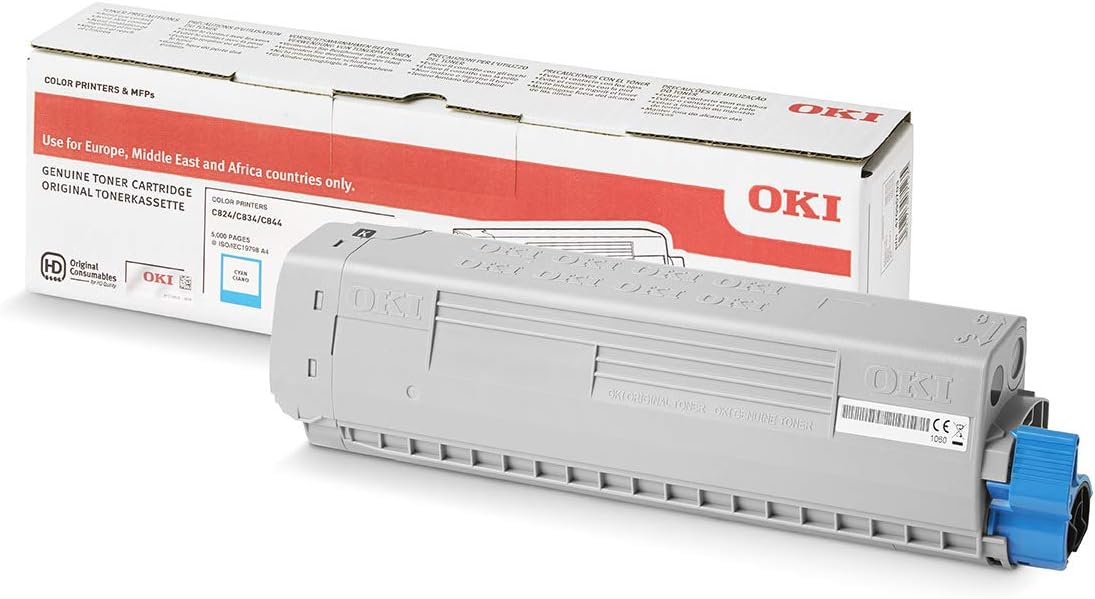 Oki-C824 Toner Mavi 5000 sayfalar için 47.095.703 OKI uygun
