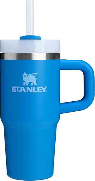STANLEY Quencher H2.0 Tumbler with Handle and Straw 40 oz | Flowstate 3-Position Lid | Cup Holder Compatible for Travel | Insulated Stainless Steel Cup | BPA-Free | Almond Rose