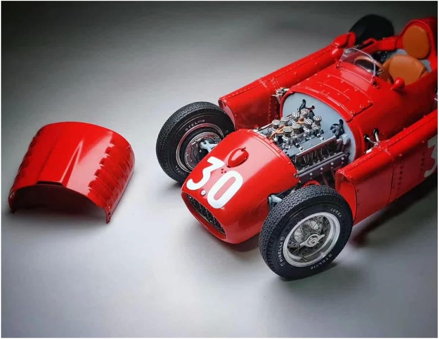 1:18 for Lancia 302 Diecast Cars Classic Vehicle Adult Collection Toy Red Vehicles