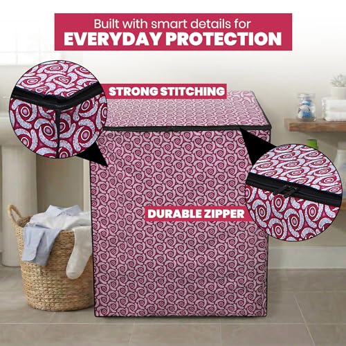 Image of DREAM CARE Waterproof & Dustproof Washing Machine Cover Top Load & Semi Automatic Suitable for 6 kg, 6.2 kg, 6.5 kg (80 x 86 x 51 cms)