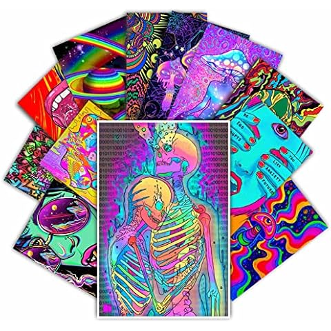 HK Studio Hippie Room Decor Posters - Hippie Decor, Hippie Wall Decor Cover