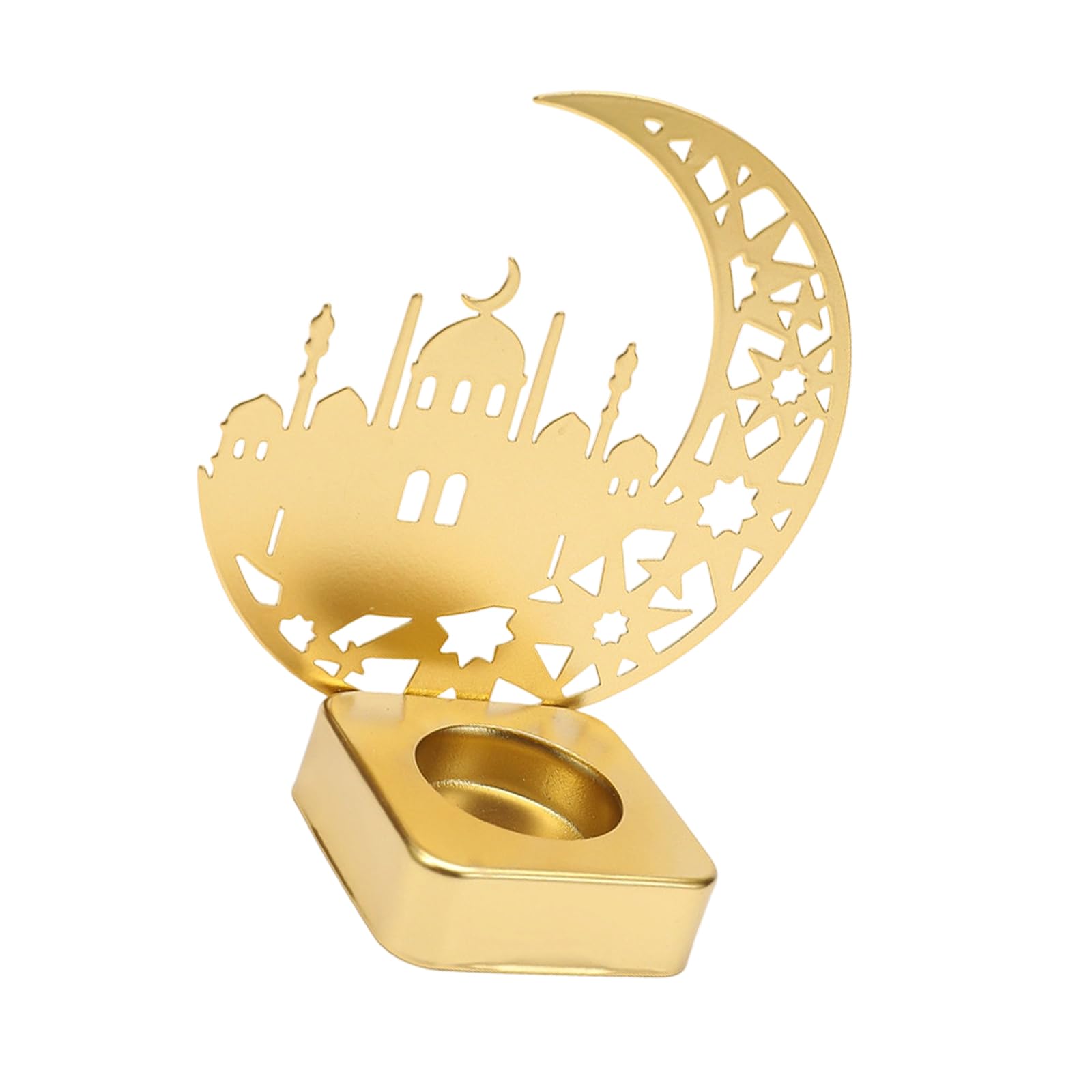 Kalttoy Middle Eastern Themed Iron Holder for Moons Festival Celebration Table Centerpiece for Holiday Dining Decoration Iron Holder