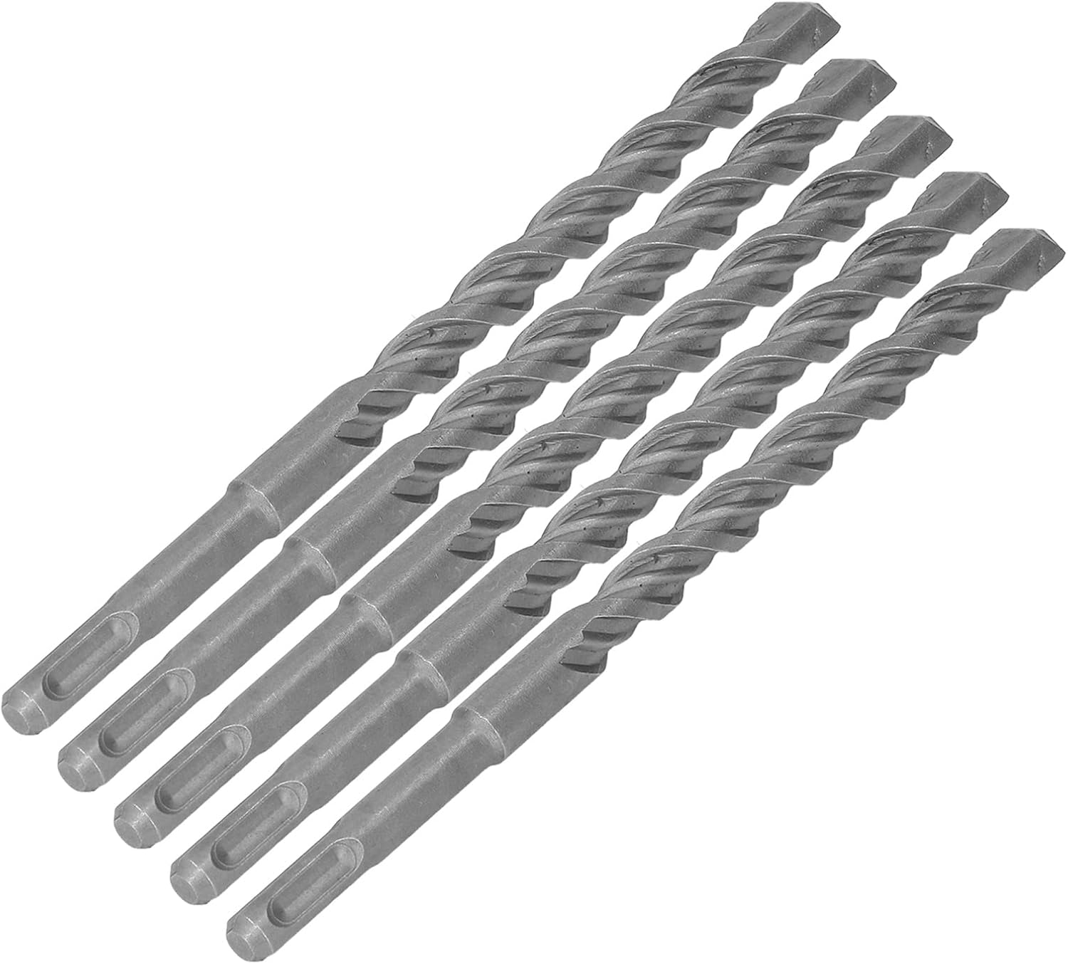 Impact Drill Bits, 5PCS High Hardness Hammer Drill Bit Set for Concrete