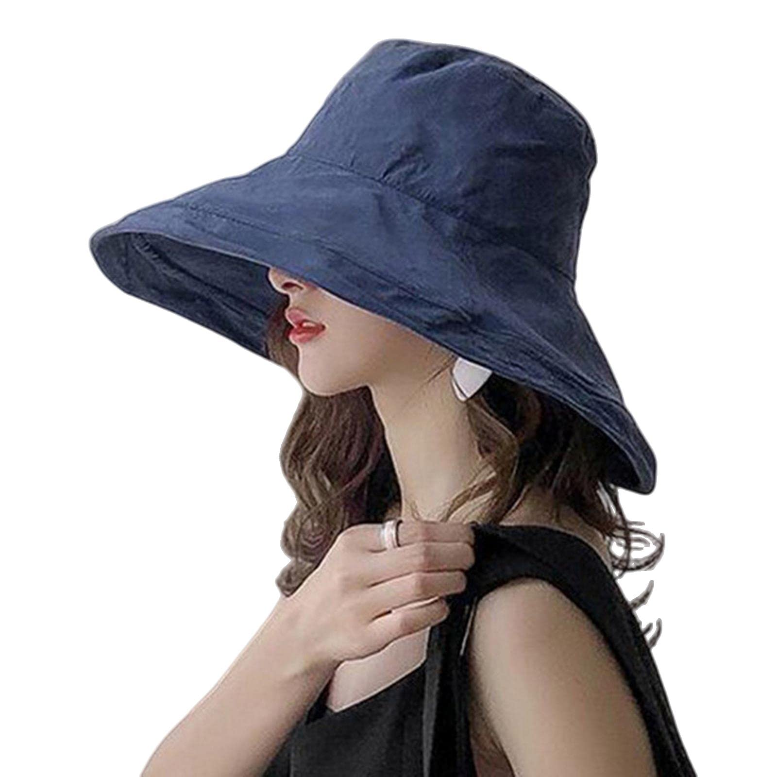 Sombrero de pescador de primavera y verano para mujer, sombrero de pescador plegable para mujer, sombrero de viaje
