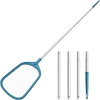 Vista 10 de Red profesional de desnatador de piscina de 26.8 pulgadas, malla fina para eliminación rápida de desechos, redes de piscina ideales para limpiar