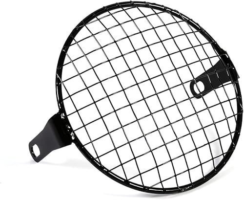 Miniatura 6 de Cubierta para lámpara de faros delanteros, 6.3 in  6.3 pulgadas, retro, cubierta de parrilla para faros delanteros, montaje lateral, para Cafe