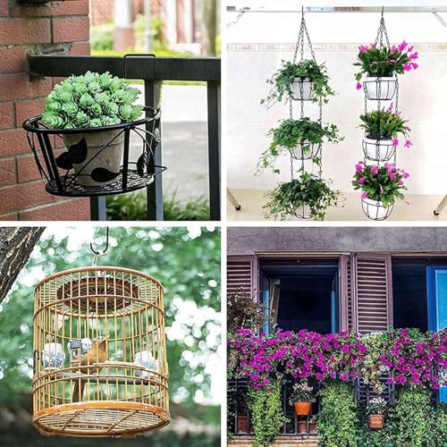 Crochets pour plantes et cintres de jardin pour embellir votre terrasse