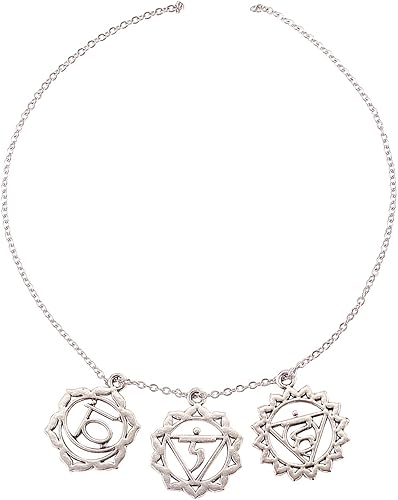 Miniatura 8 de Ipotkitt 100 unidades, 10 estilos, estilo tibetano, redondo, plano, con aleación de yoga, colgantes, adornos curativos para pulseras, collares,