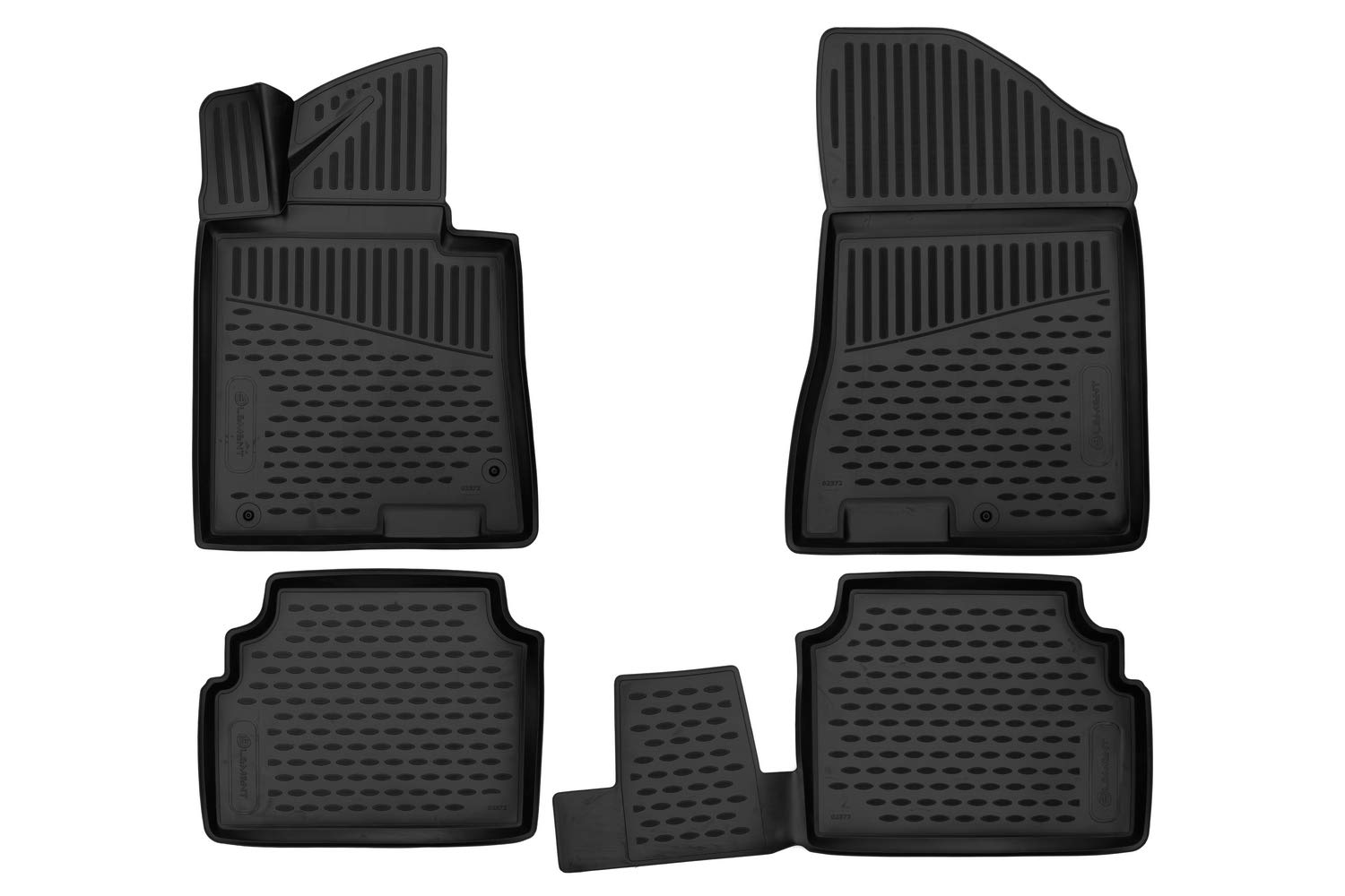 ELEMENT Alfombrillas 3D para ŠKODA Karoq 2017- | Familiar | Europa | Sin Caja Asiento | 4 Piezas — view 133