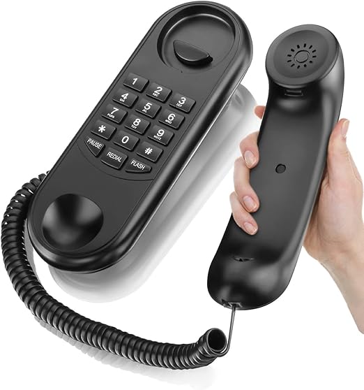 Maxesla Corded House Phones Landline, Dial Pad on Base unit Home Phone