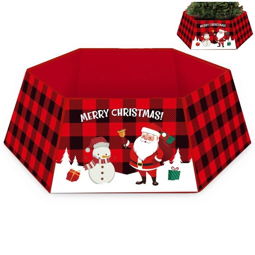 Fournitures de fête et collier d'arbre de Noël Sanfly pour décoration de base de sapin