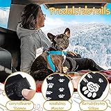 4 Paar Anti-Rutsch Socken für Hunde, einstellbare Indoor-Hundegriff-Socken mit Riemen, Haftsocken Pfotenschutz für Drinnen, Hundesocken Anti Rutsch, Hundesocken für Hunde im Innenbereich im Freien (S)