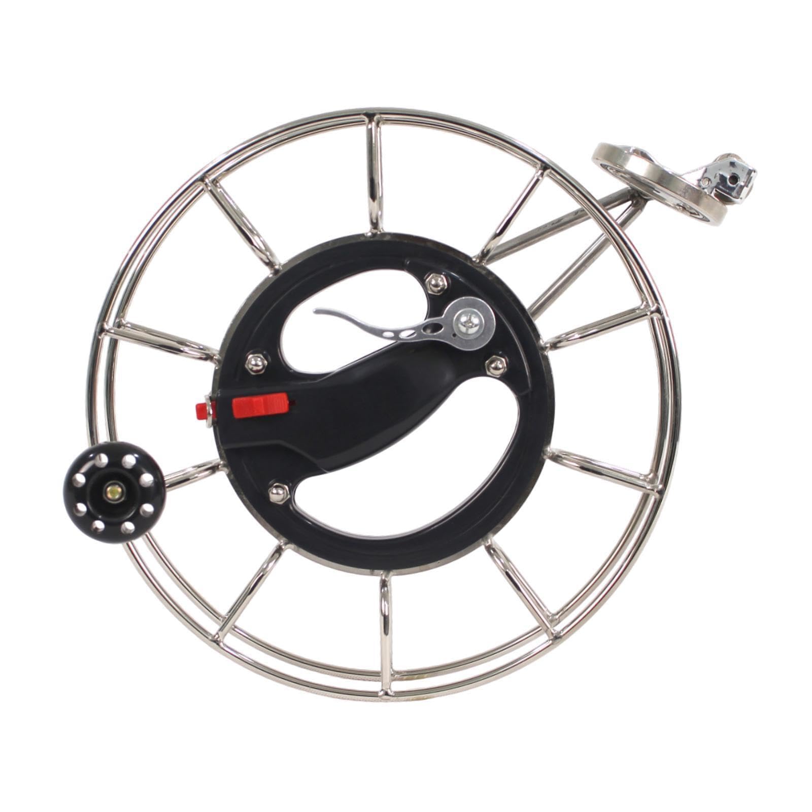 Moulinet de cerf-Volant Format, en Acier Inoxydable Haute Performance, idéal pour Les passionnés d'activités de Plein air, Les Pique-niques et Le Camping, StyleB