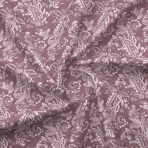 Image of Layers 100% Cotton for Double Size Bed | 120 TC Ethnic Print, Soft, Breathable, Machine Washable Bedsheet with 2 Pillow Covers | Forever Collection (224 x 254 cm) - Brown