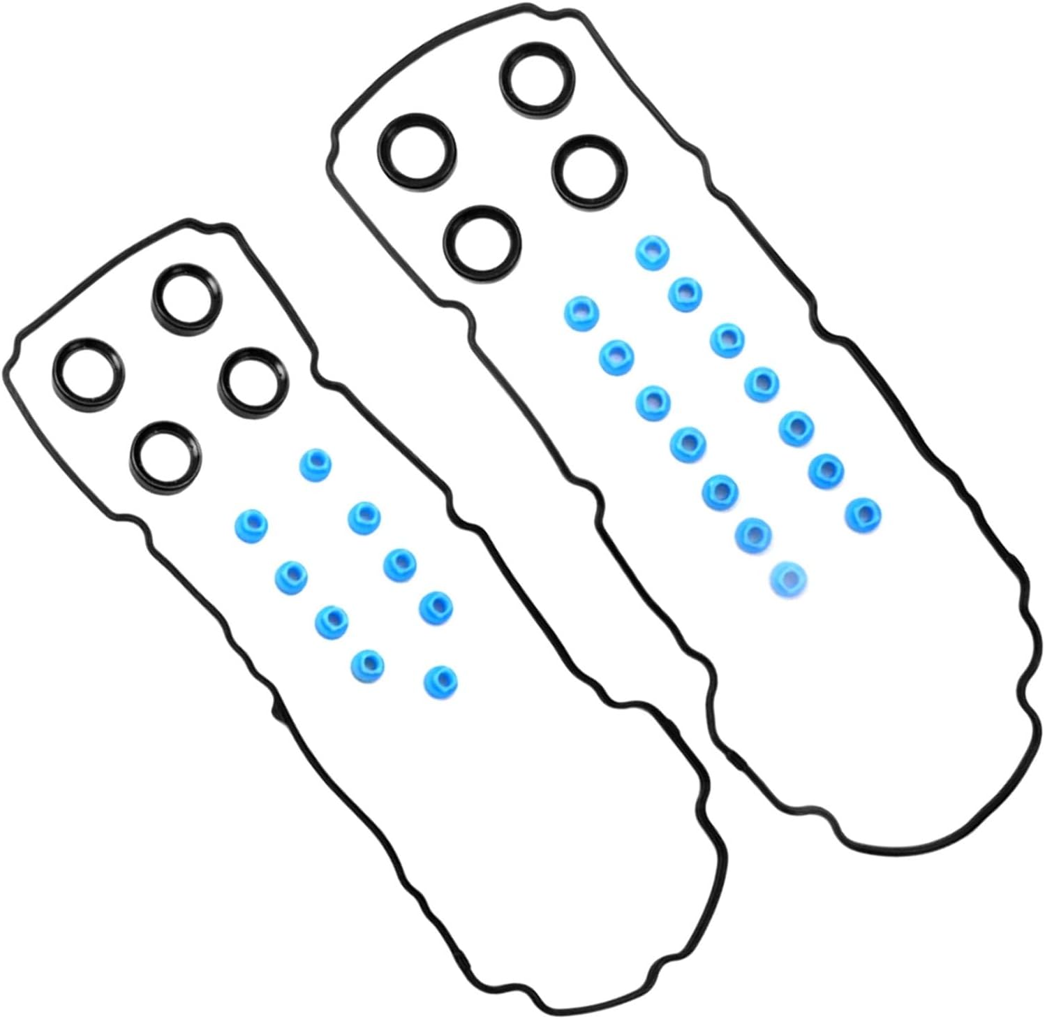 Valve Rocker Cover Gasket Compatible with for Taurus 3.5L 2008 2009 2010 2011 2012 OEM:151074201 VS50490 VS50767R Valve Cover Gasket Grommet Spark Plug Tube Seal Kit