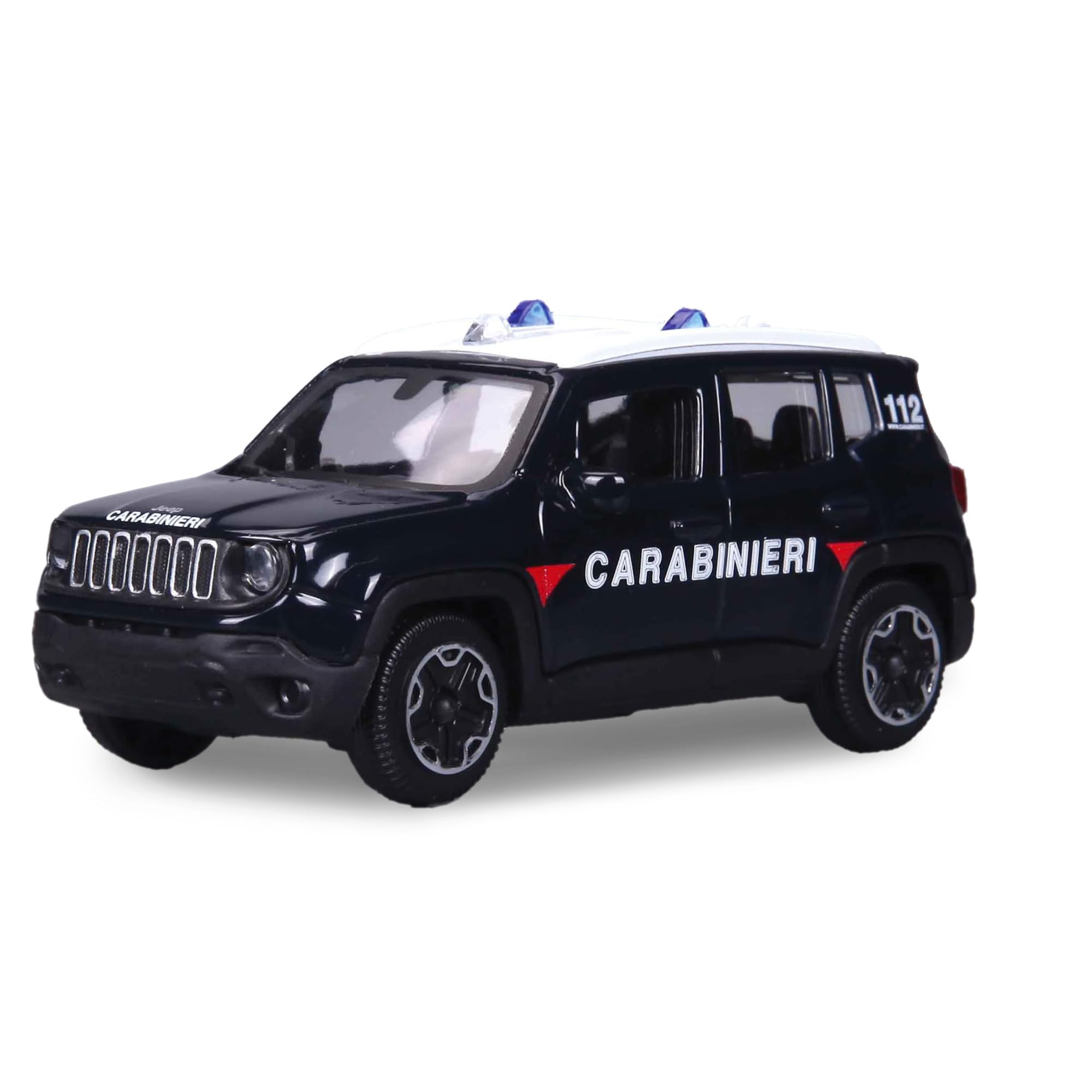 BBURAGO - Auto Carabinieri - Modellino Realistico Auto in Scala 1:43 (Scelta Casuale tra i Modelli Disponibili), Licenza Ufficiale Arma dei Carabinieri, Età consigliata 3+ Anni
