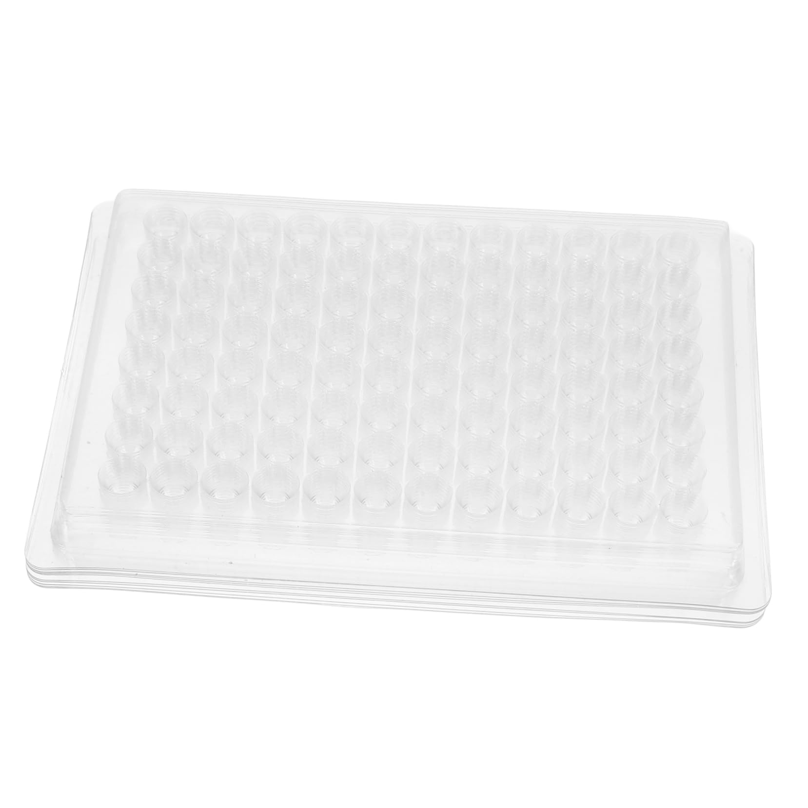 PRETYZOOM 2 Sätze Zellkulturplatte Gewebekulturplatte Für Das Labor Zellkulturtablett Laborkulturtablett Werkzeuge Für Die Gewebekultur Transparent Pvc 100 Stück * 2