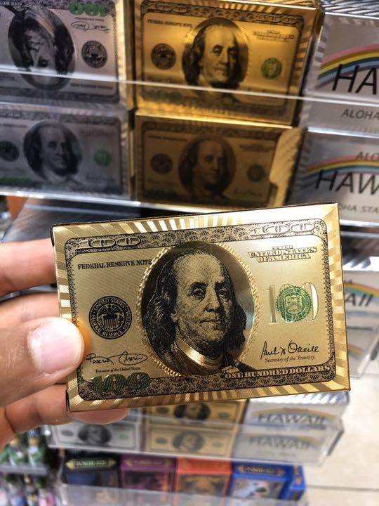 Amazon.co.jp: ゴールド トランプ ベンジャミンフランクリン : おもちゃ